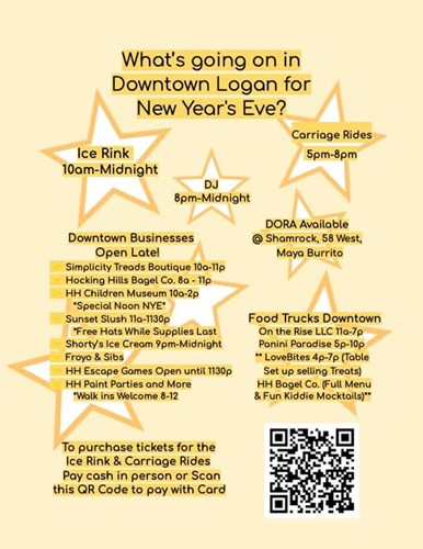 Downtown Logan NYE Schedule