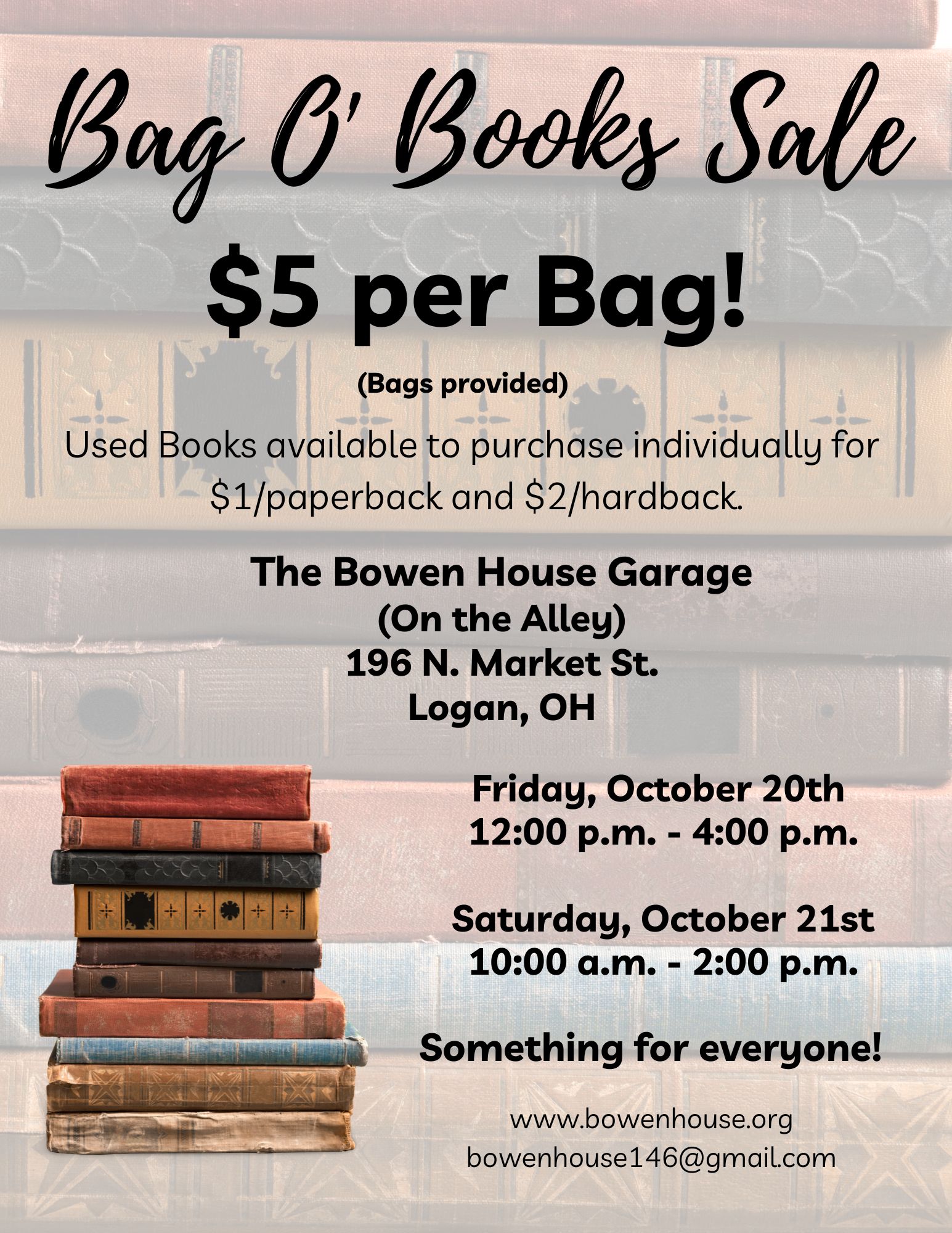 Bag O' Books Sale